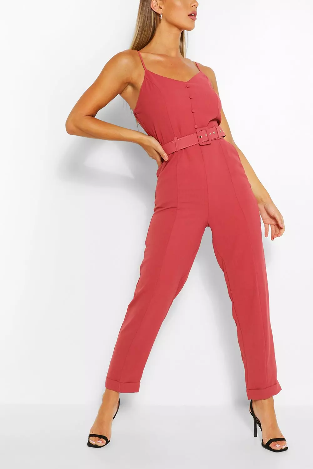 Cami sales strap jumpsuit